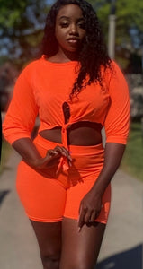 NOW N LATER 2pc set orange